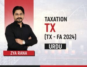 Taxation (TX) (TX - FA 2024) - Urdu - December 2025