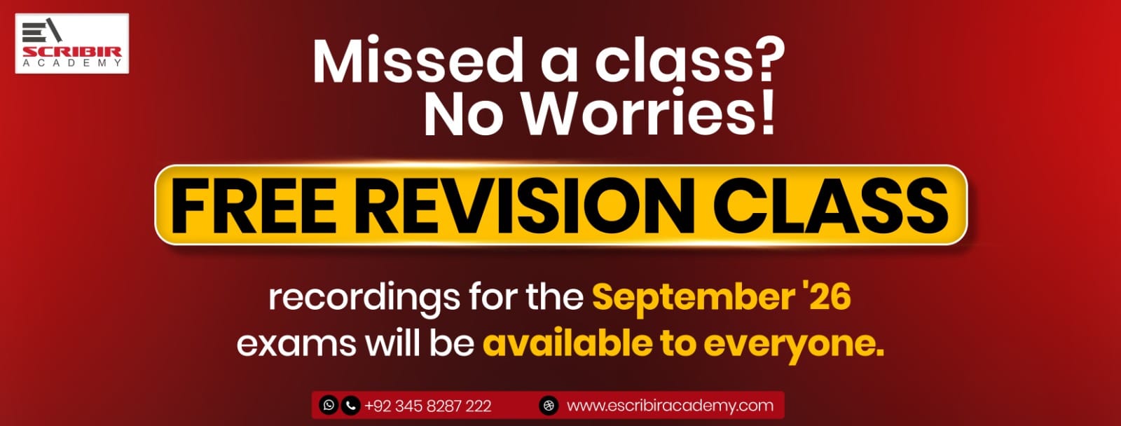 Free Revision Class